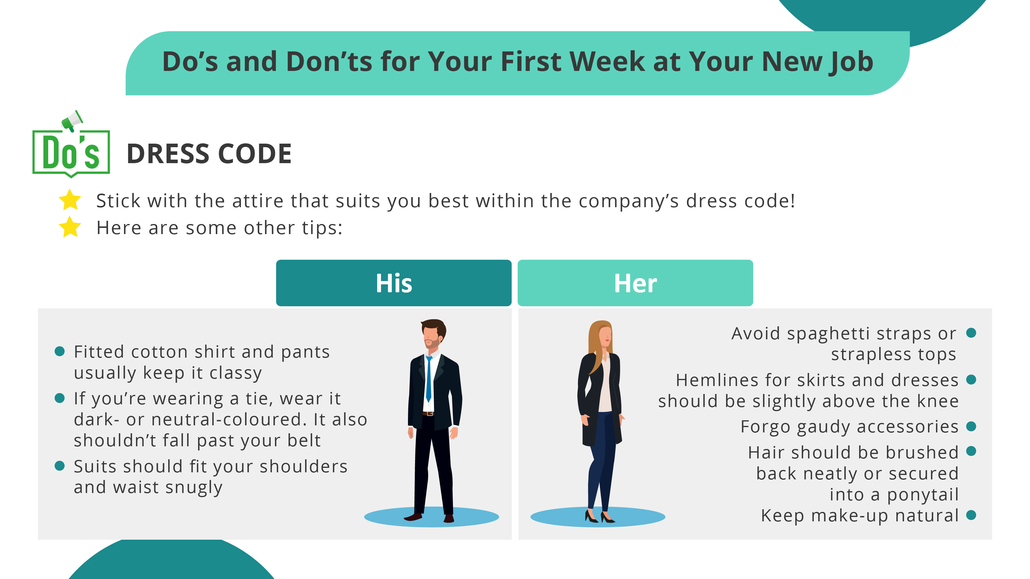 Dos and Don'ts for your First Week_Dress Code