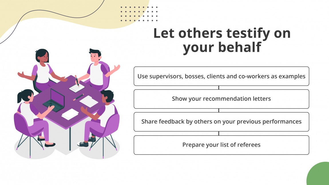 Introvert guide to interview_Make use of testimonies