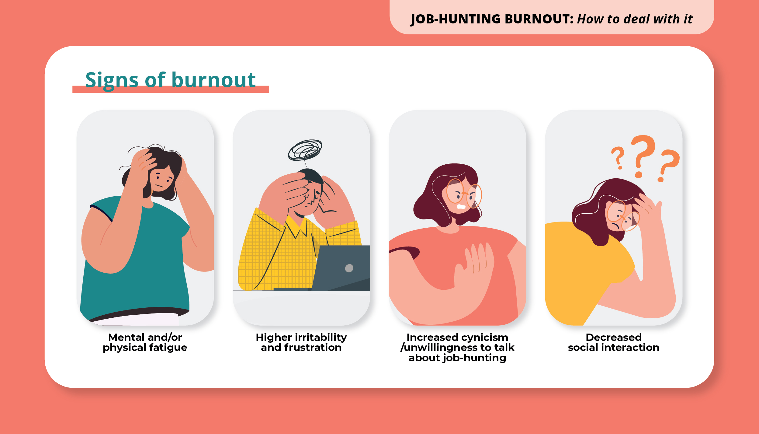 Job-hunting burnout_How to deal with it_Signs of burnout