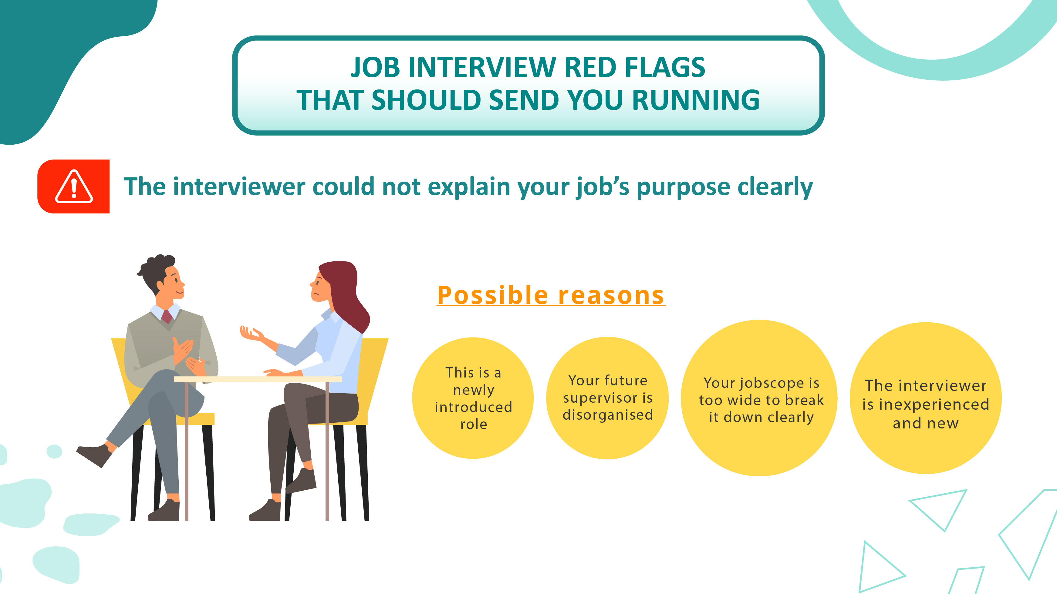 Red Flags in an Interview_02_The interviewer could not explain your job purpose clearly