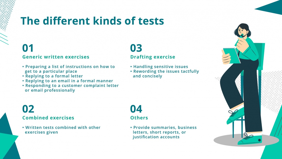 Tips for Written Exercises at Assessment Centres_The different kind of tests