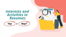 Interests and Activities in Resumes- Yay or Nay_main image